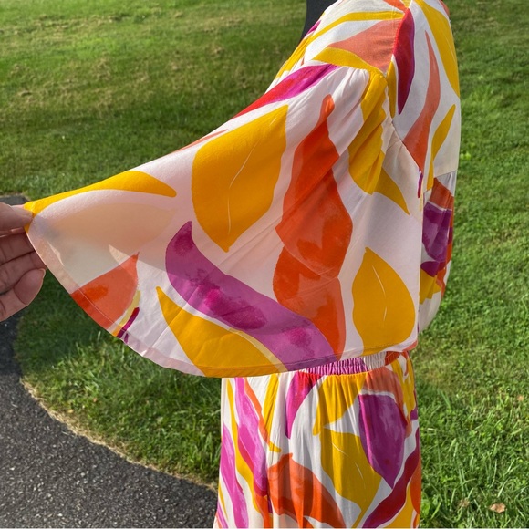 Anthropologie Abel the Label ATL Swish Maxi BOHO HI-Low Women X-Small Dress - Picture 6 of 11